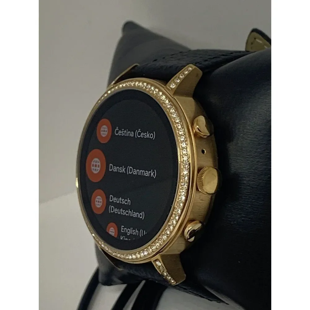 Fossil Gen 4 Authentic Digital Dial Smart Watch Custom Band FTW6011 QT476